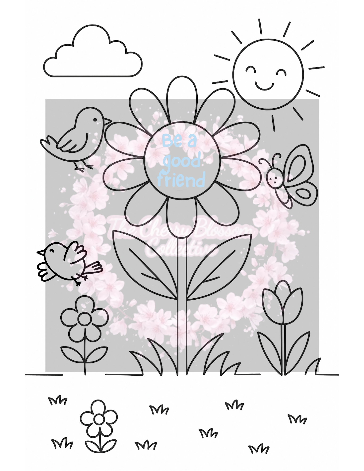 Kids Gratitude Journal Colouring Book