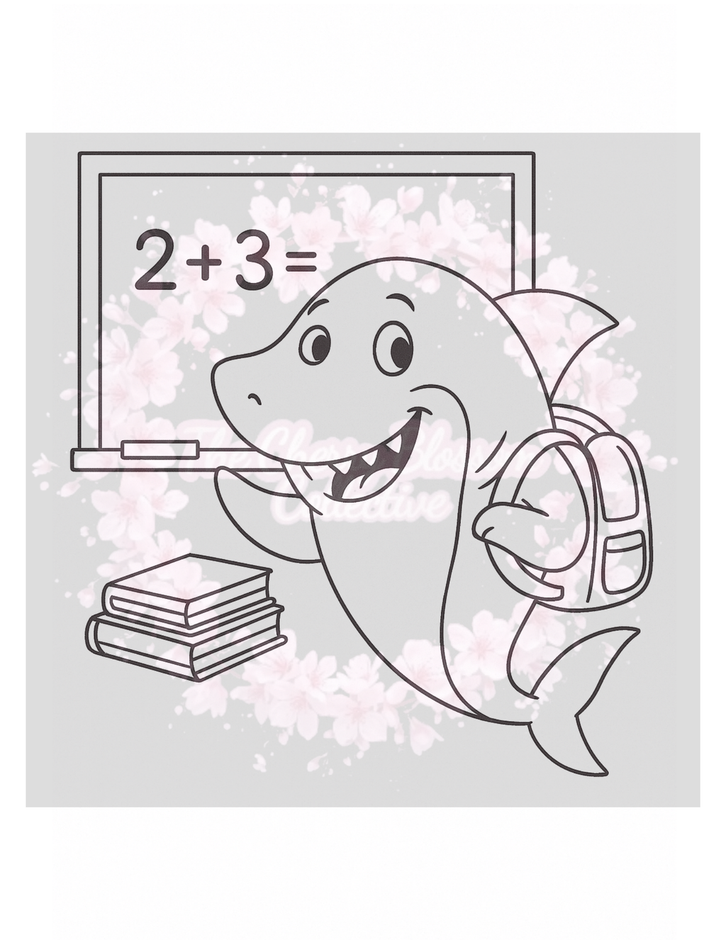 Shark PDF Colouring Book