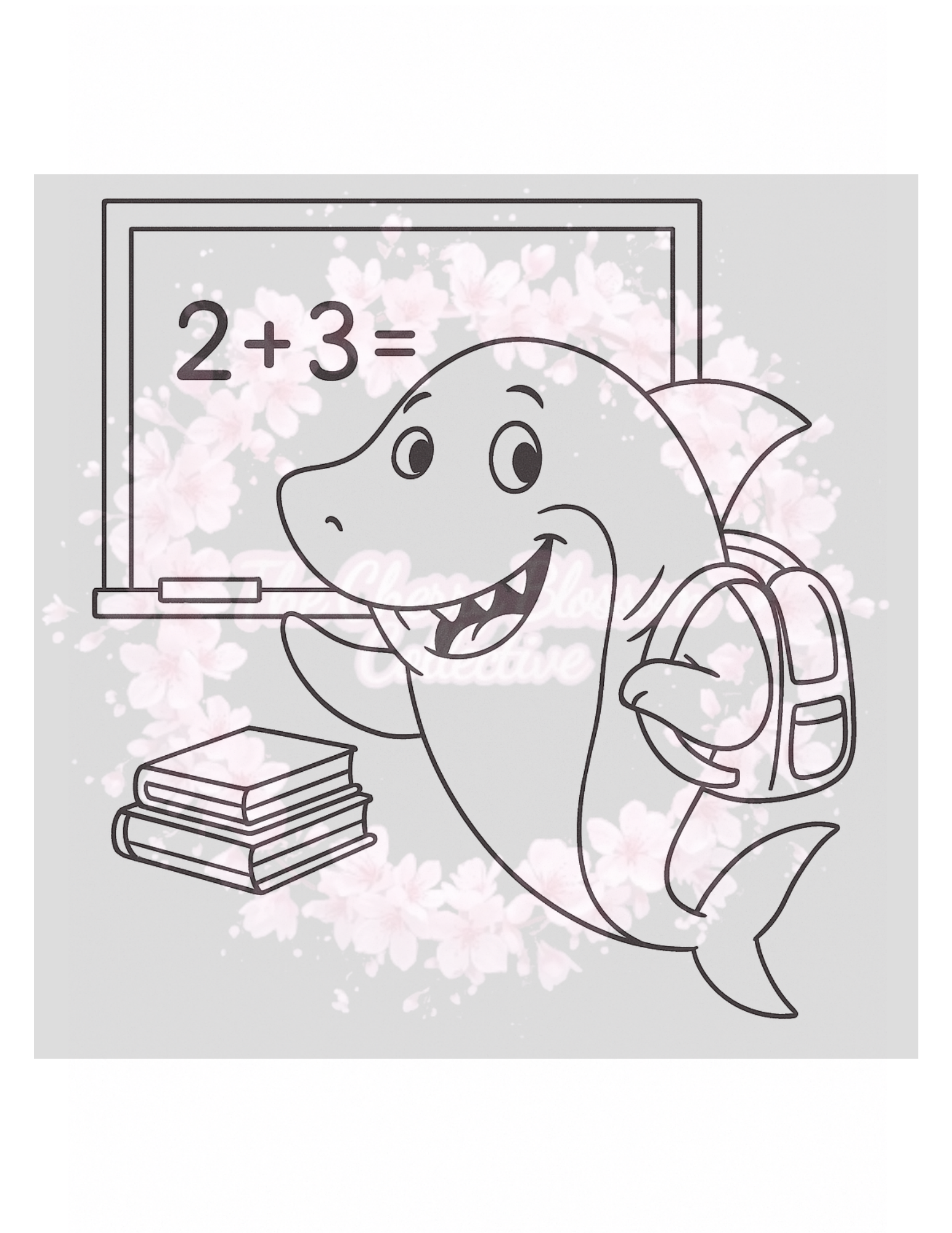 Shark PDF Colouring Book