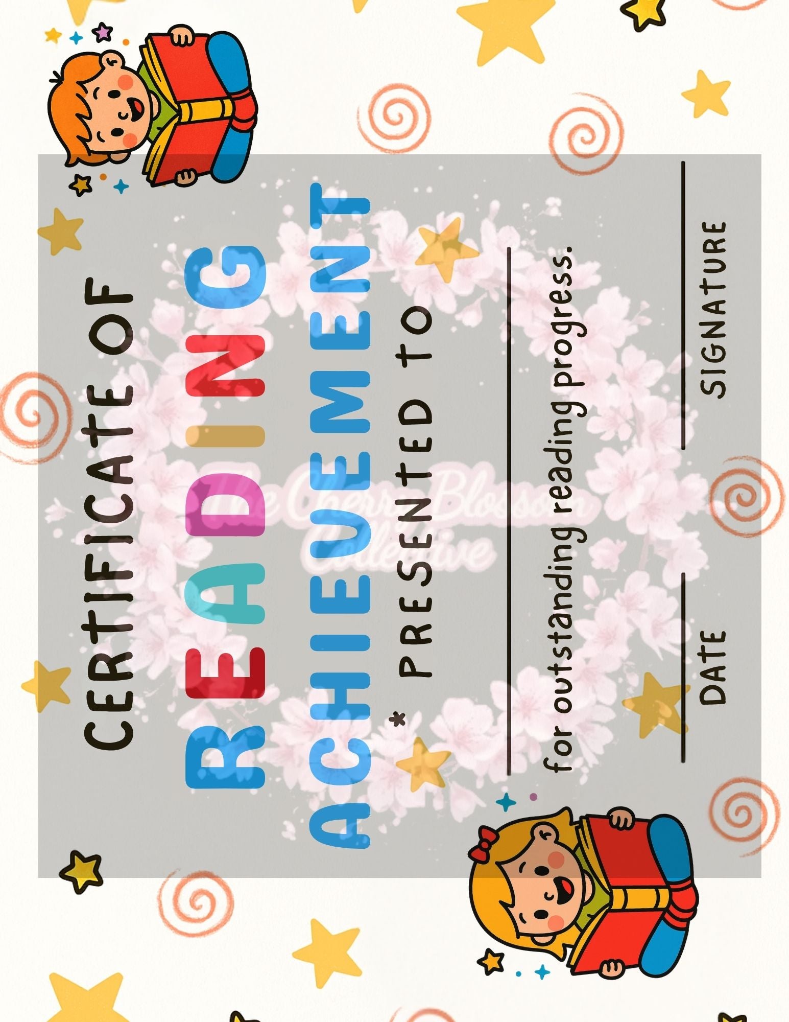 Kids Reading Log PDF