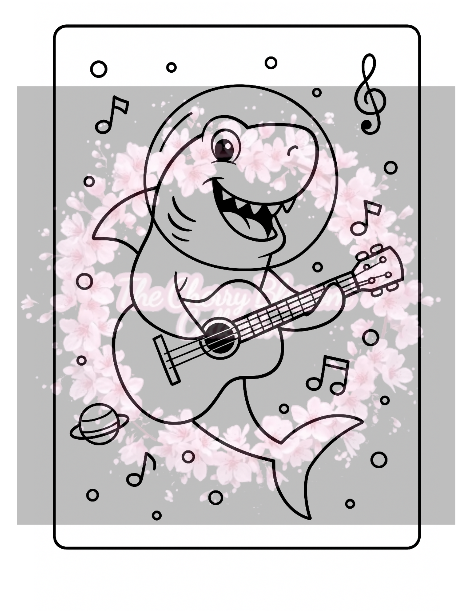 Shark PDF Colouring Book