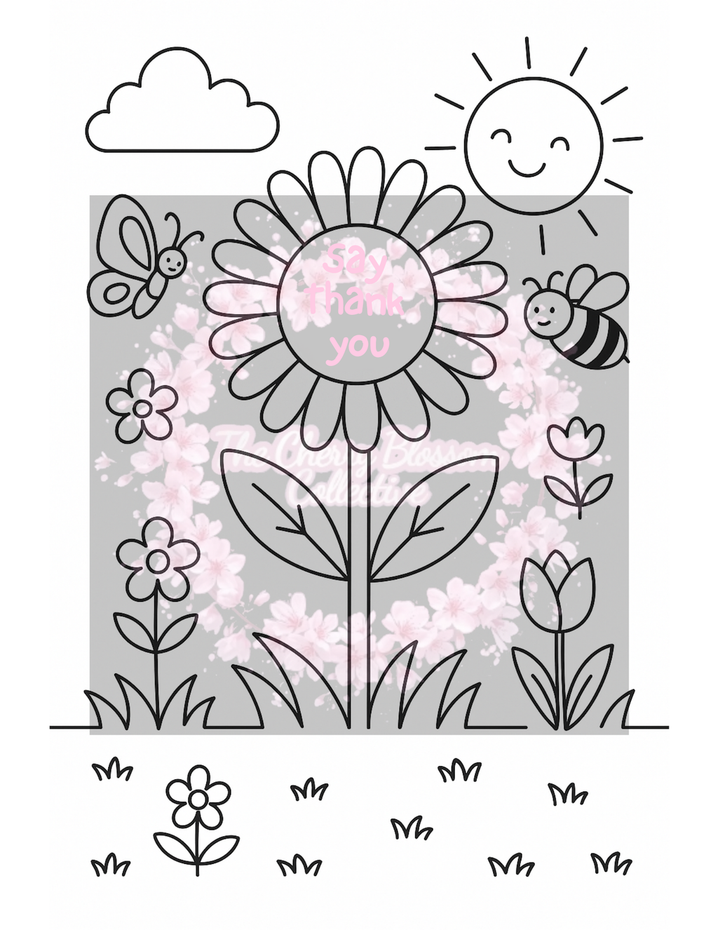 Kids Gratitude Journal Colouring Book