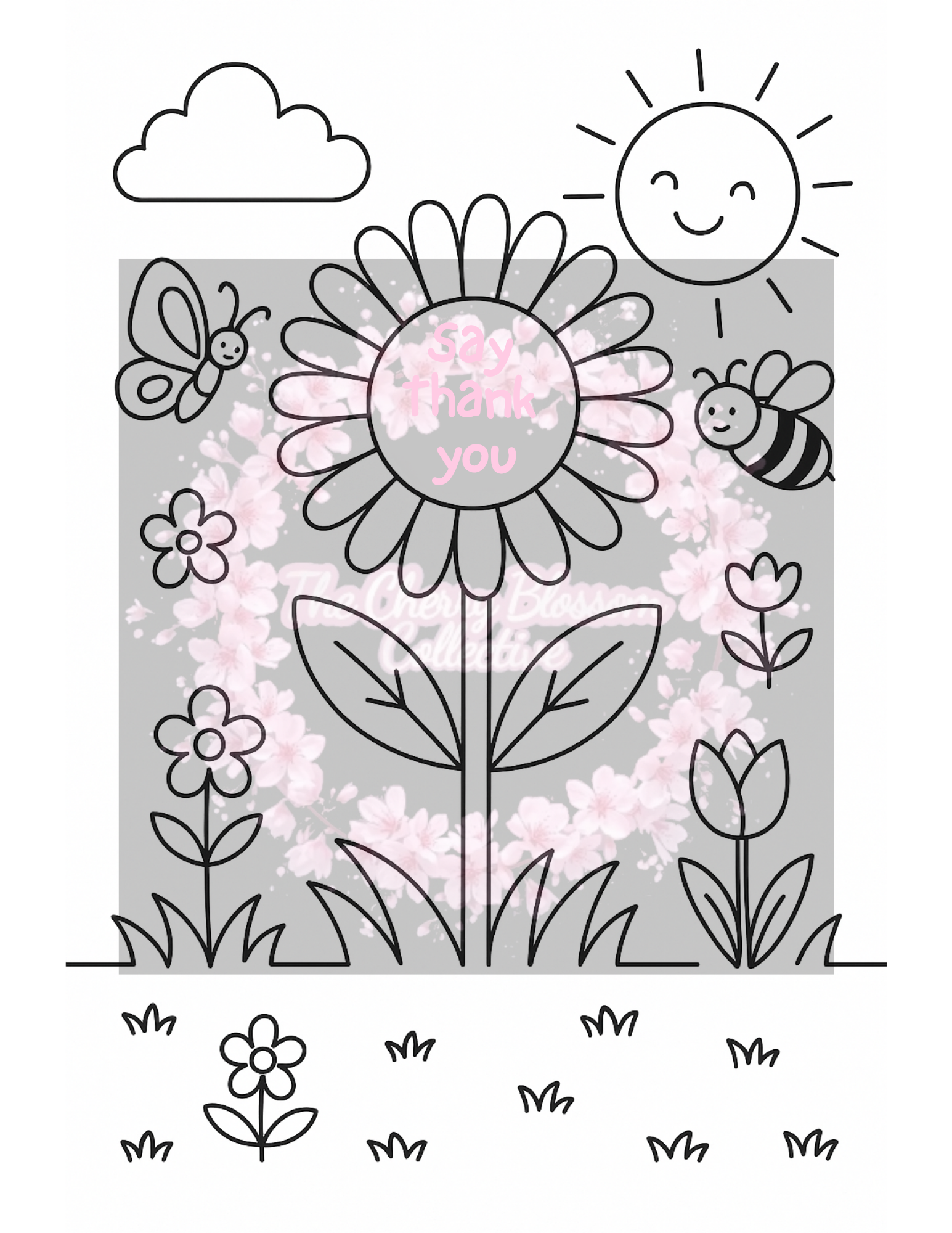 Kids Gratitude Journal Colouring Book