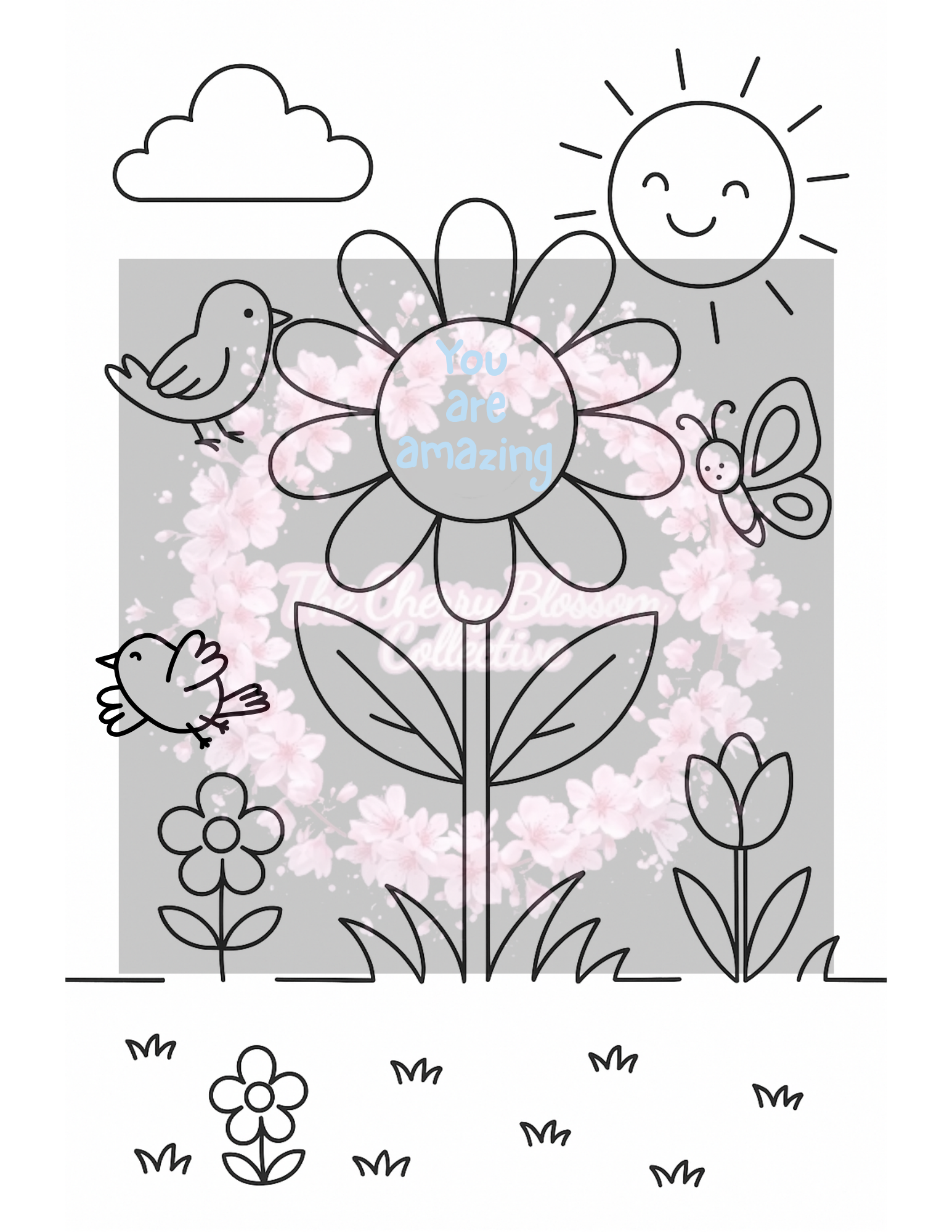 Kids Gratitude Journal Colouring Book