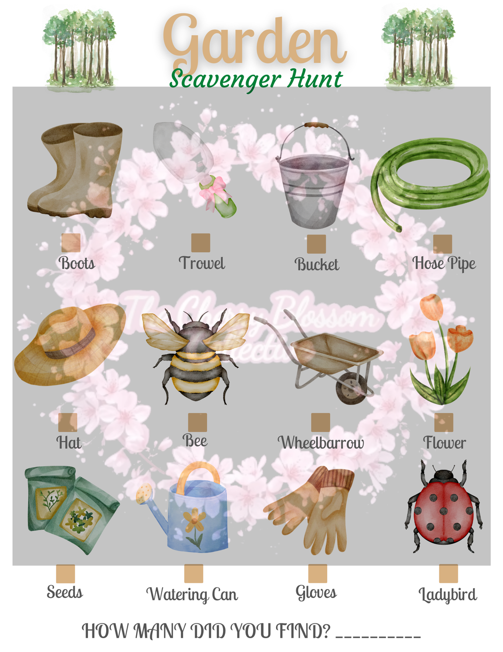Garden Scavenger Hunt