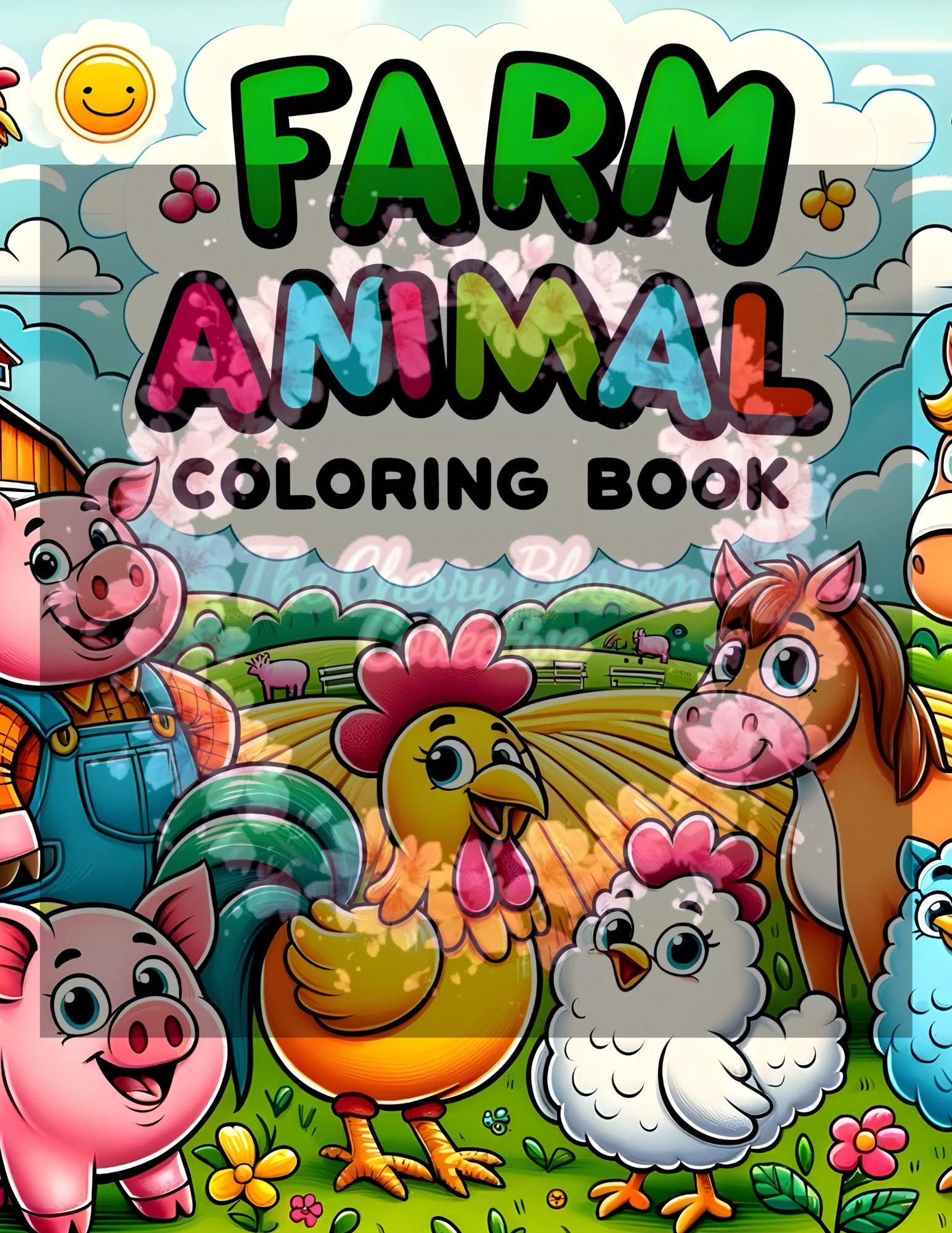 Farm Animals Colouring Book PDF