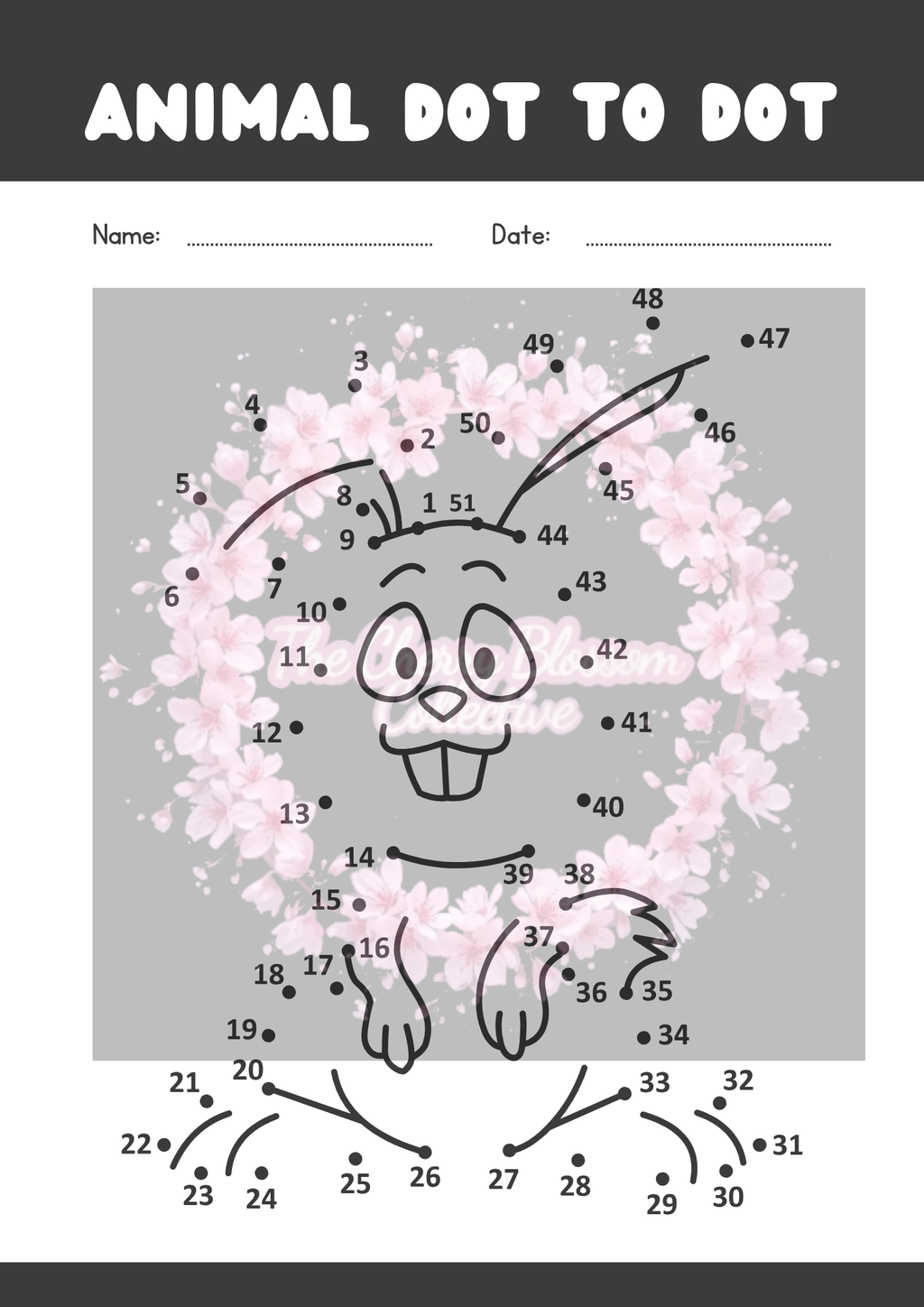 Children's PDF Dot To Dot Book