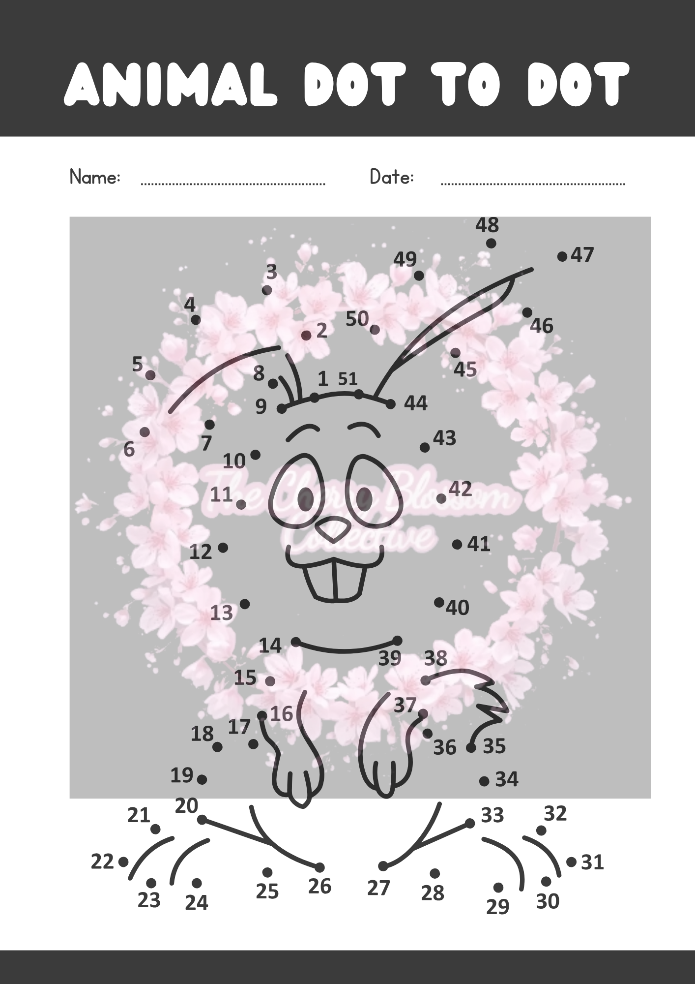 Children's PDF Dot To Dot Book