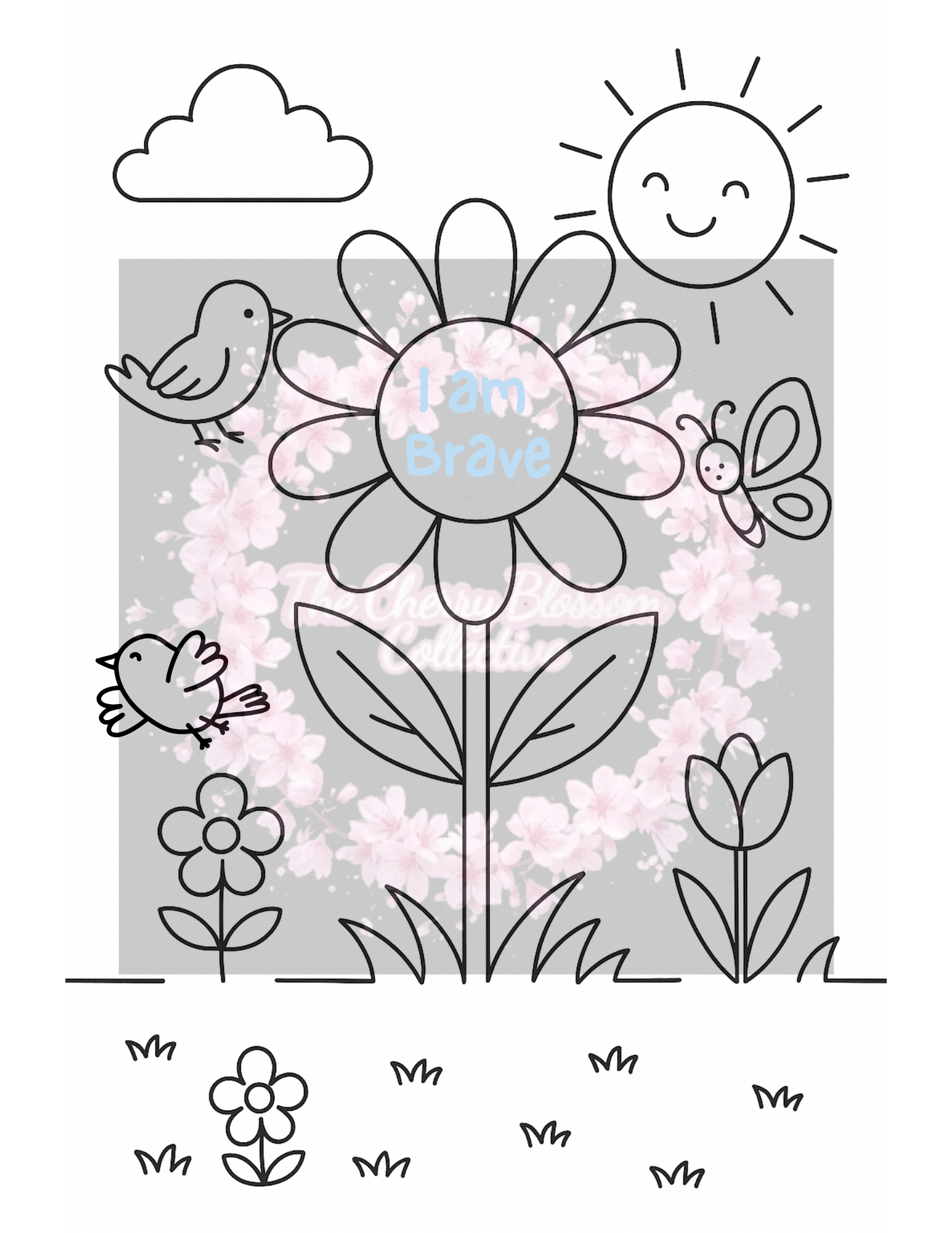 Kids Gratitude Journal Colouring Book