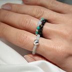 Ring Set Nymph Spirit Gemstone - Endless Ocean