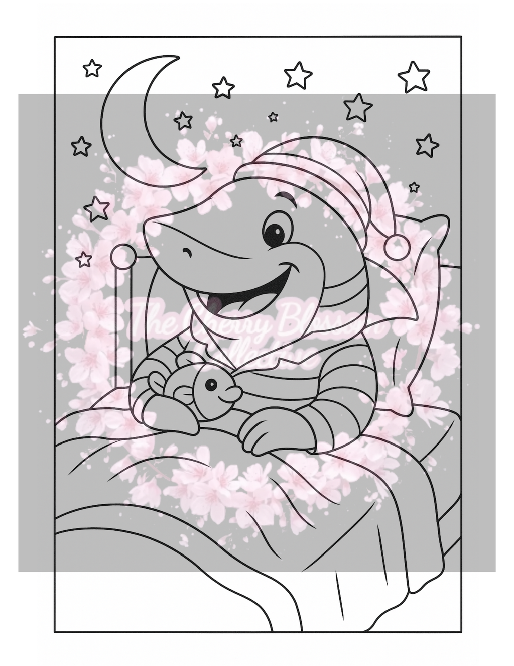 Shark PDF Colouring Book