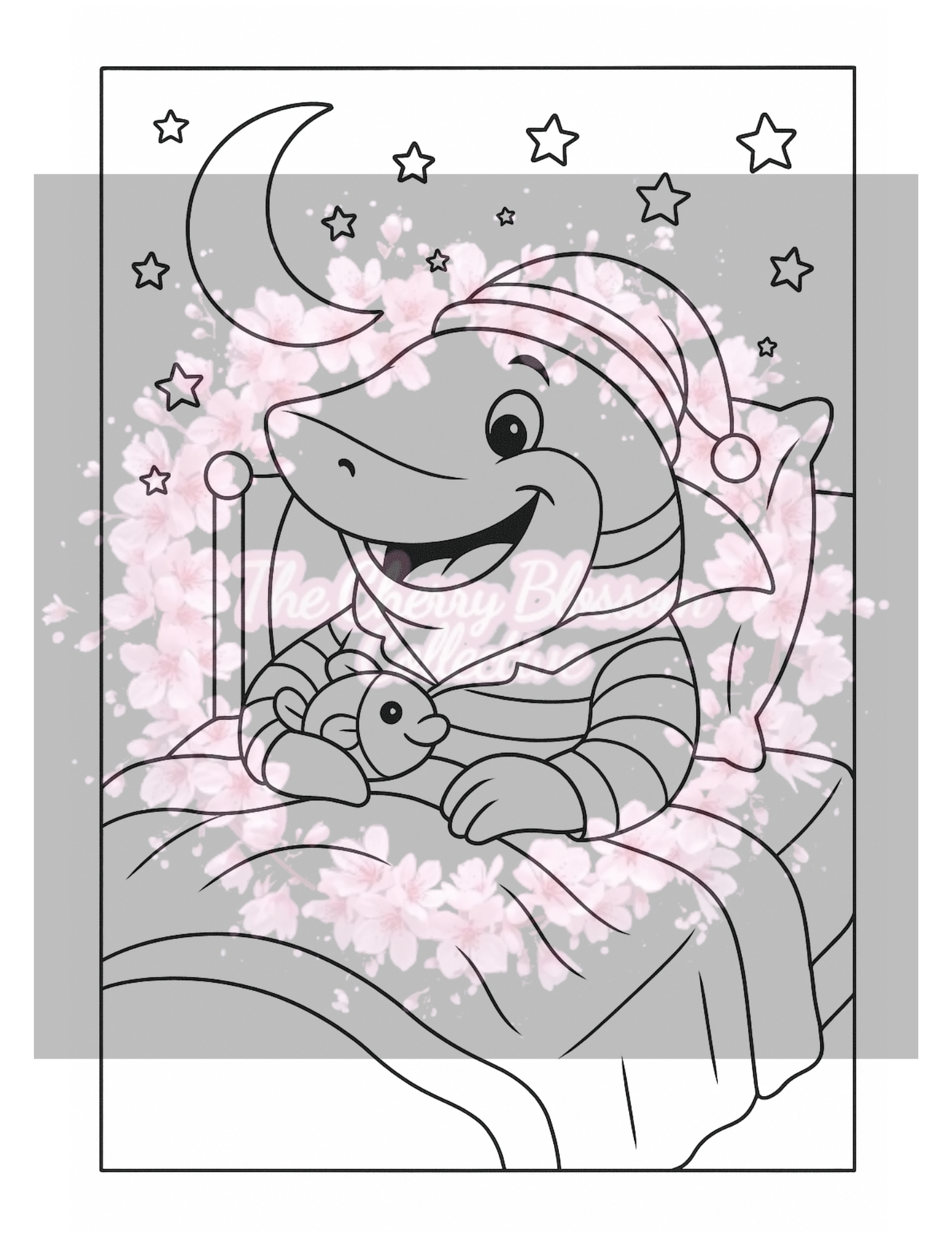 Shark PDF Colouring Book