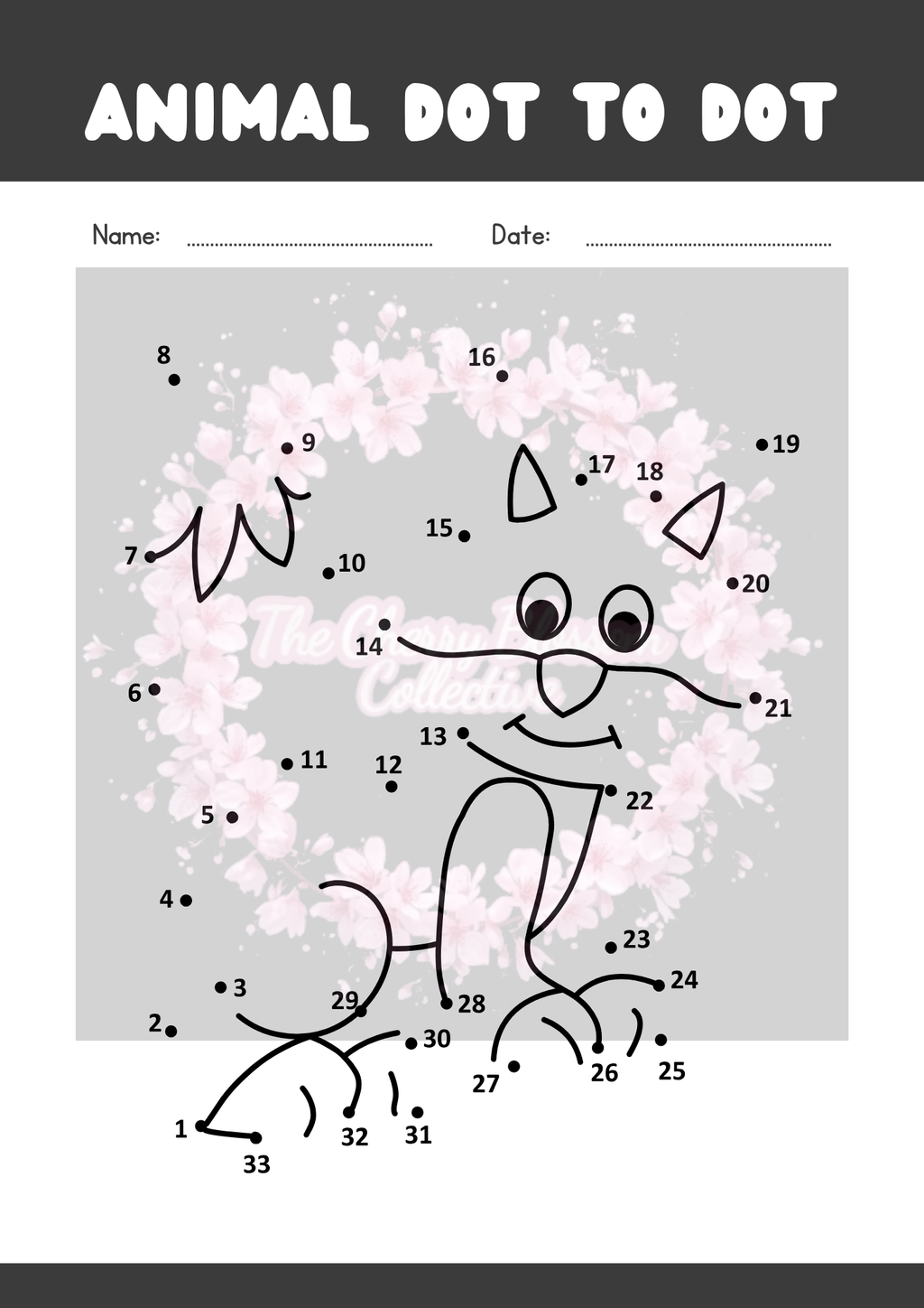 Children's PDF Dot To Dot Book