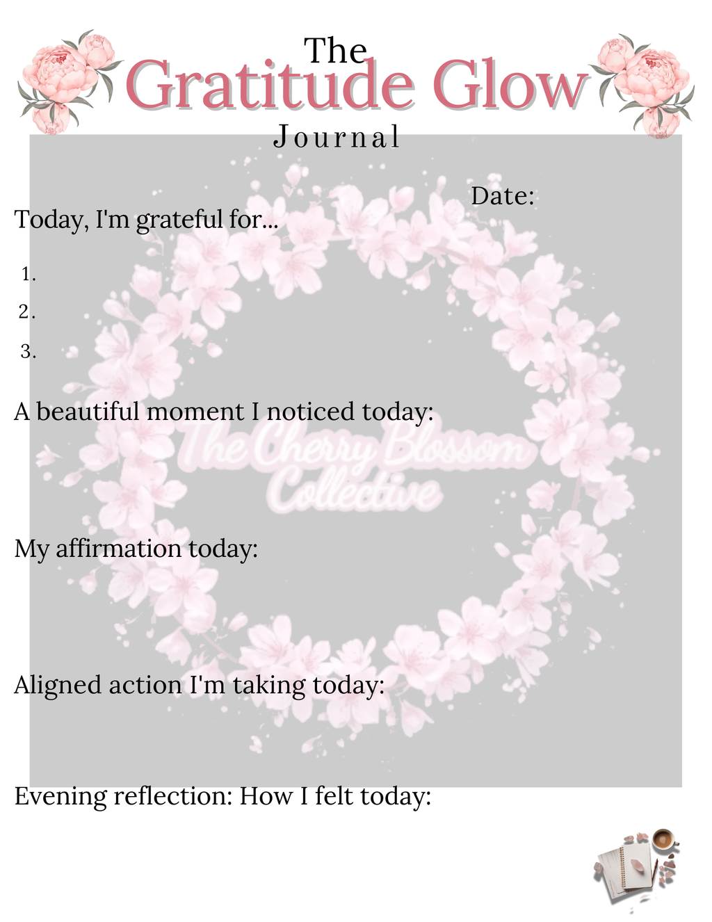The Gratitude Glow Journal PDF