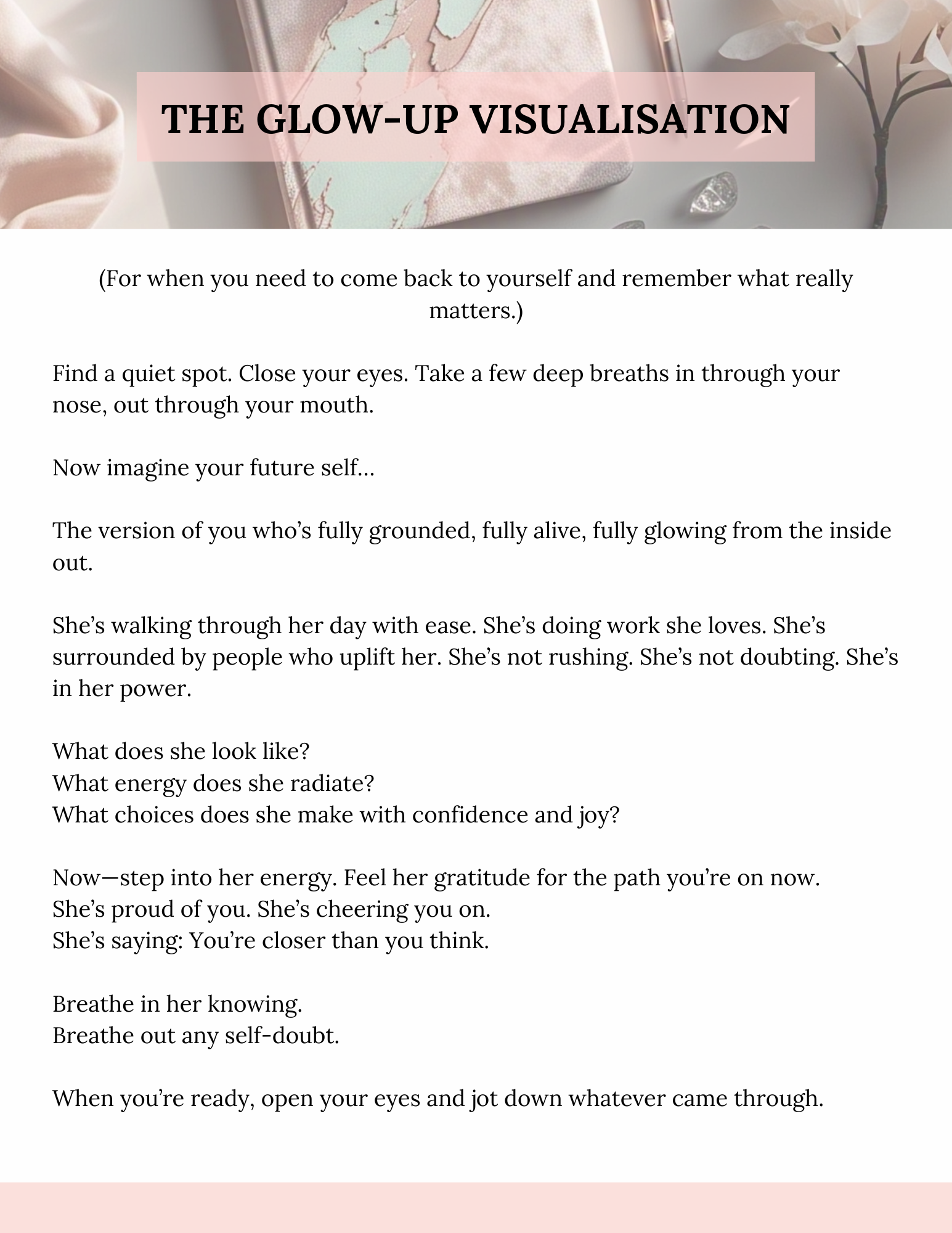 The Gratitude Glow Journal PDF