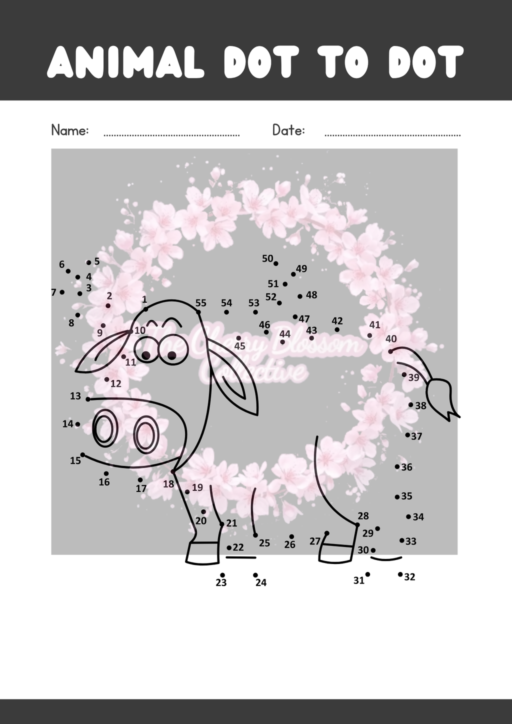 Children's PDF Dot To Dot Book