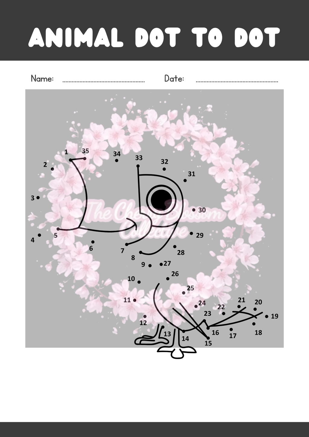 Children's PDF Dot To Dot Book