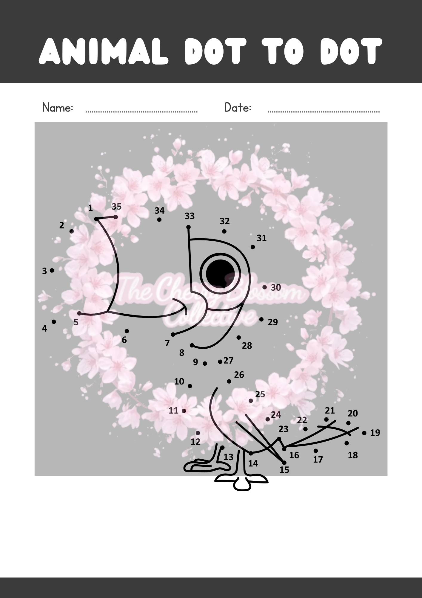 Children's PDF Dot To Dot Book