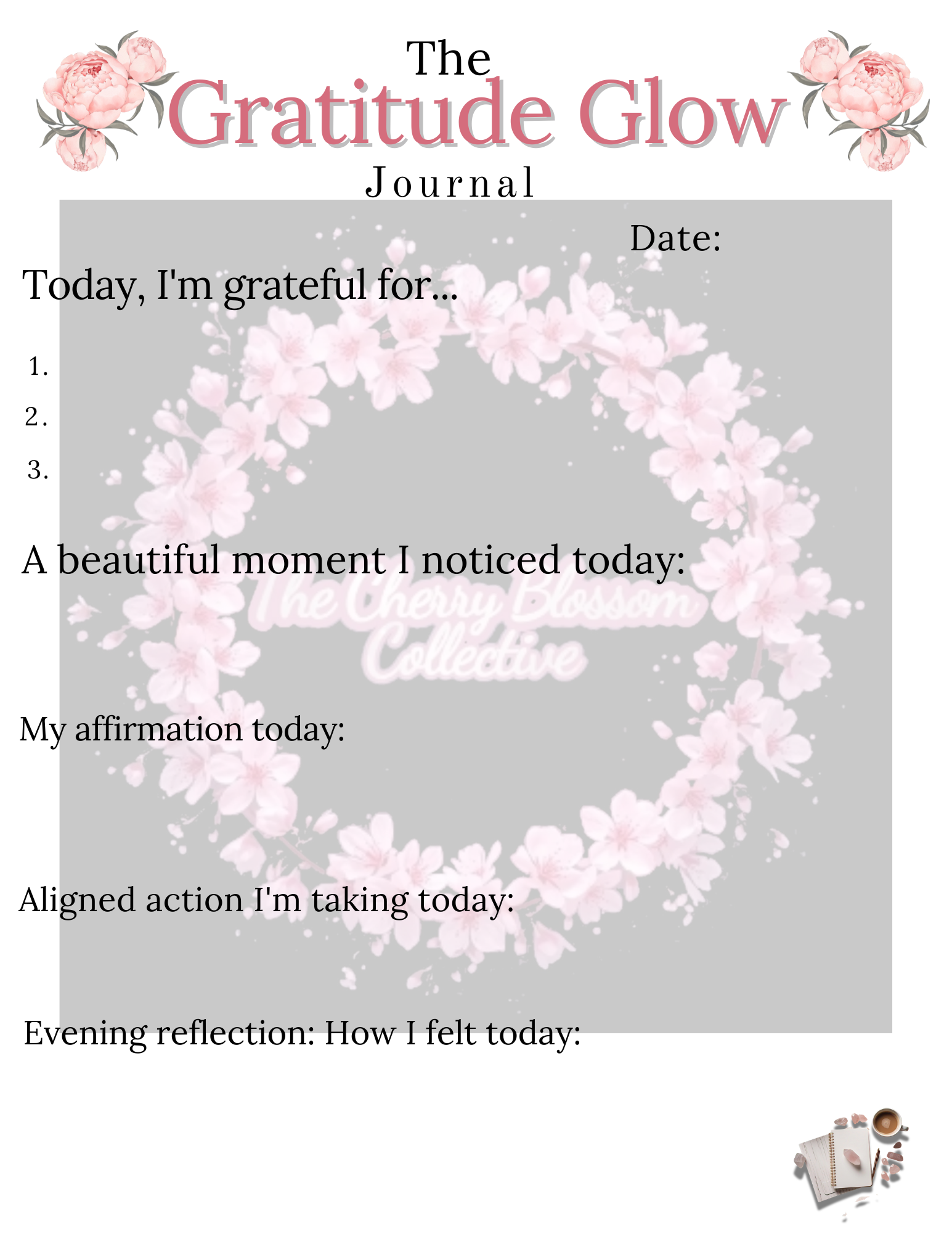 The Gratitude Glow Journal PDF