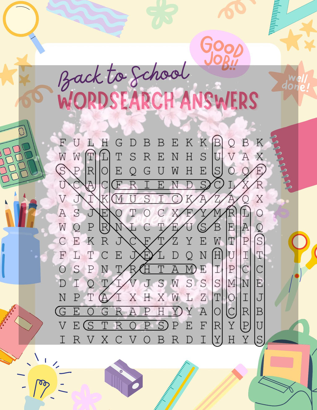 Back To School Wordsearches PDF