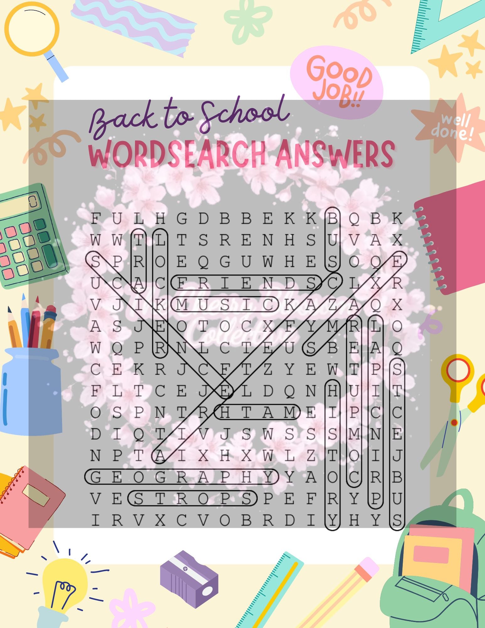 Back To School Wordsearches PDF