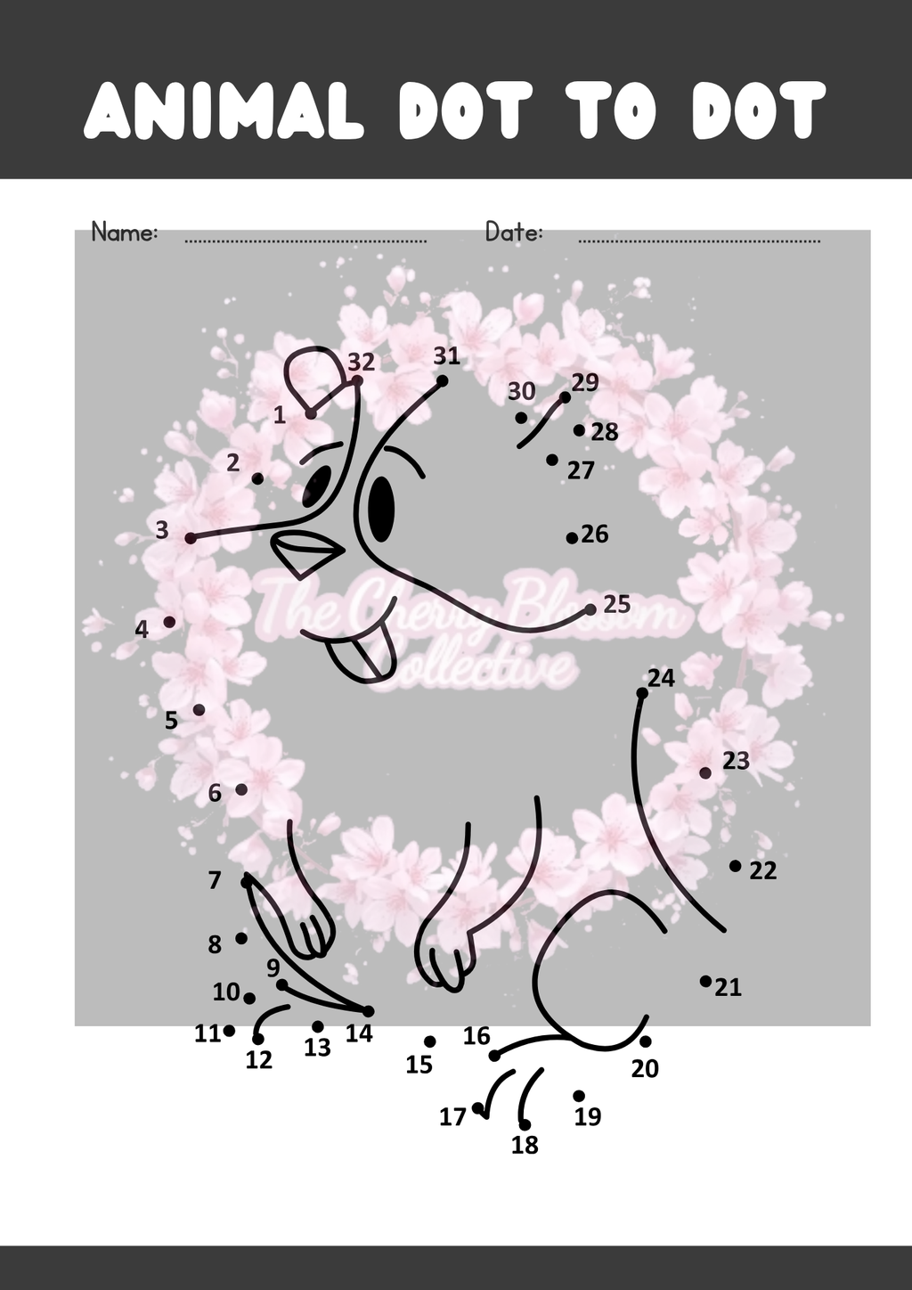 Children's PDF Dot To Dot Book