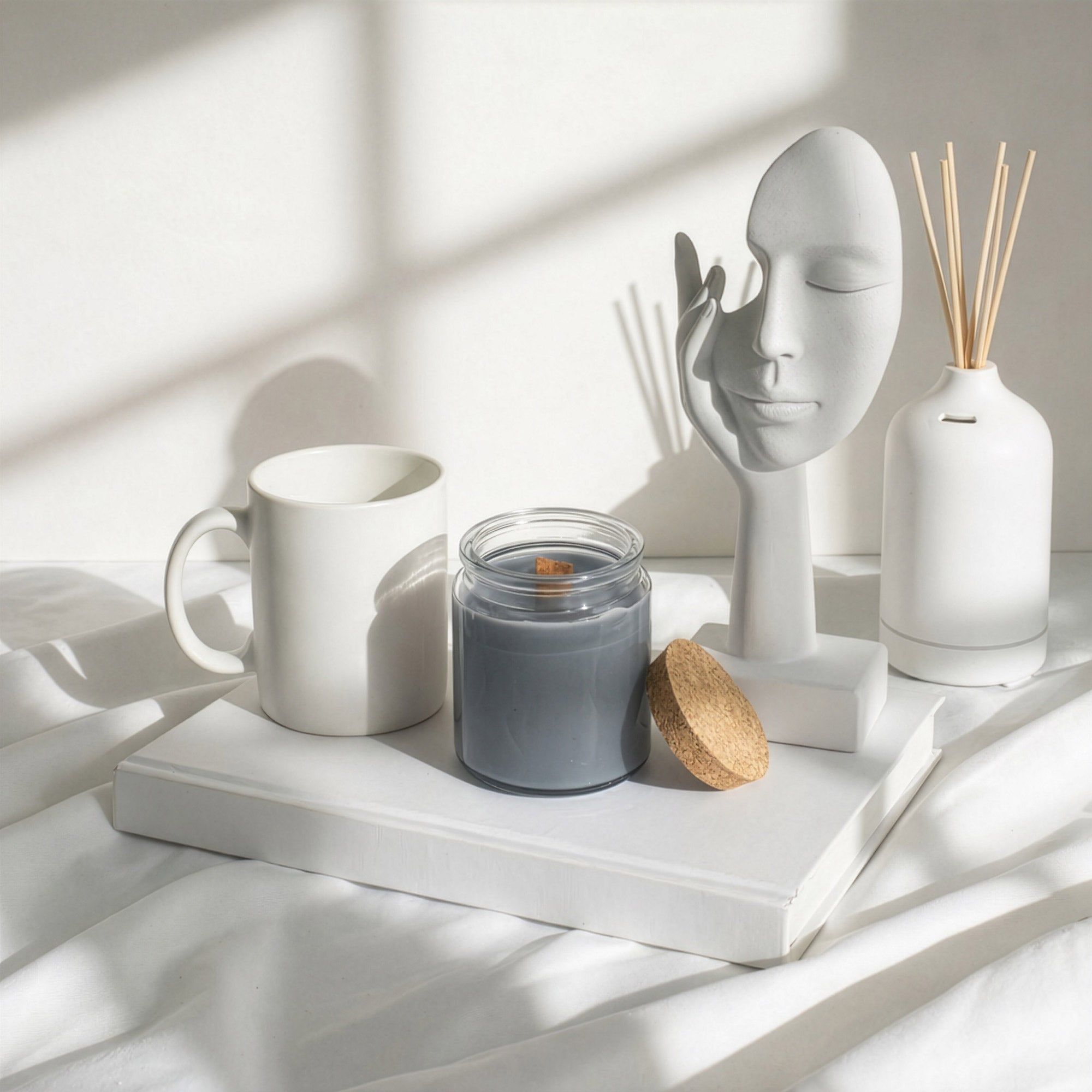 Woodwick Soy Candle - Ash & Woodsmoke