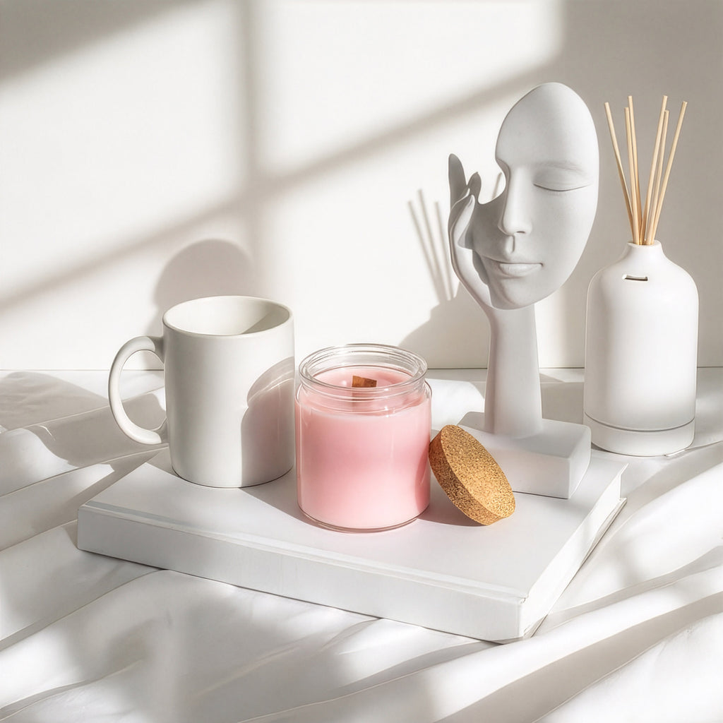 Woodwick Soy Candle - Jasmine Glade