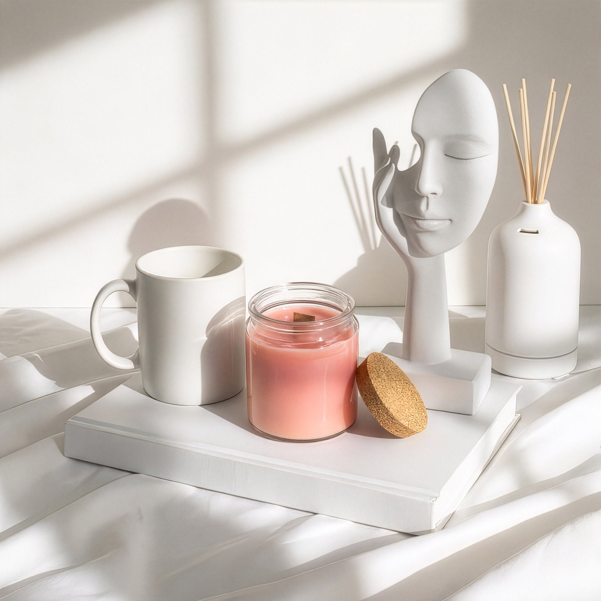 Woodwick Soy Candle - Midnight Rose