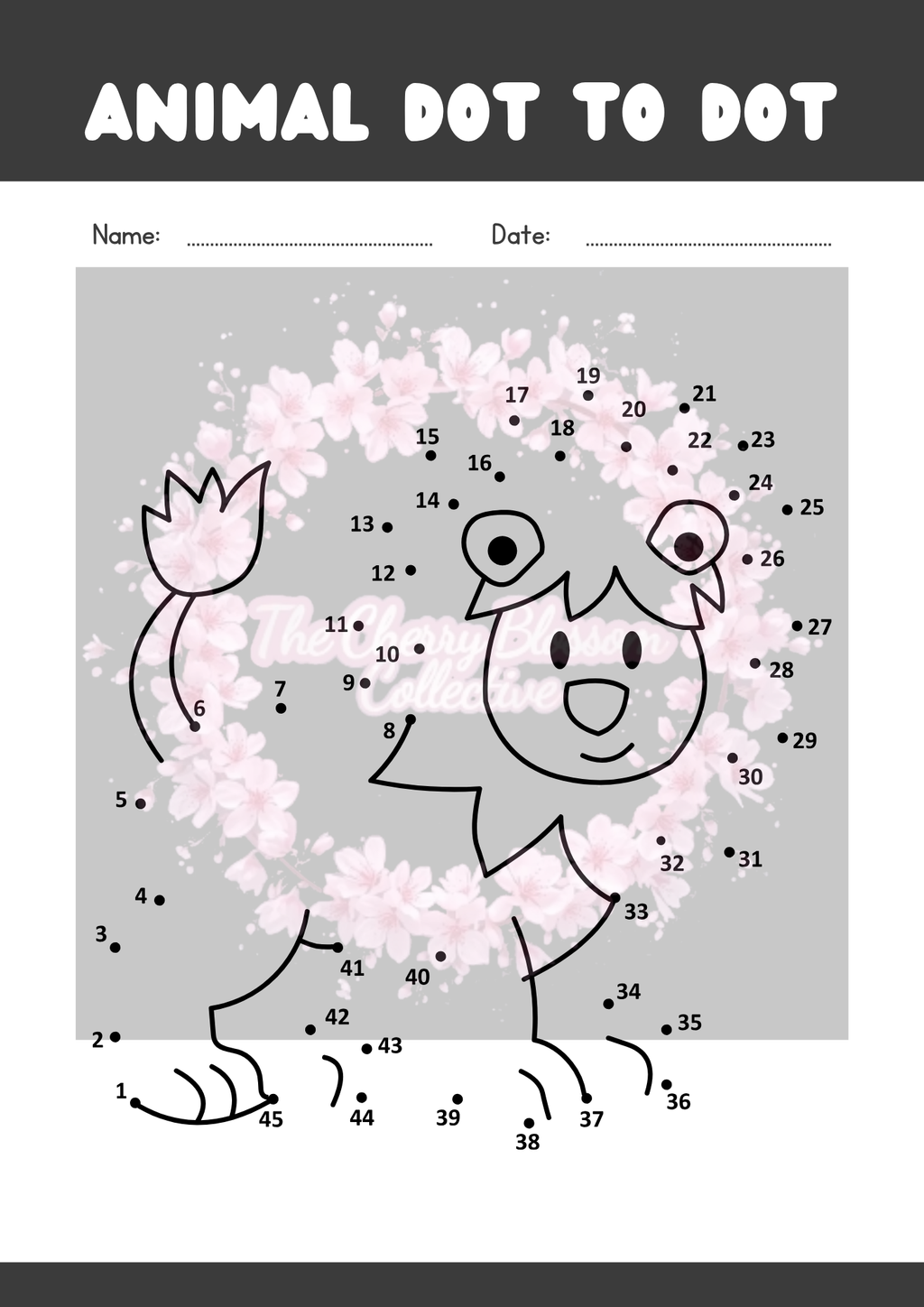Children's PDF Dot To Dot Book