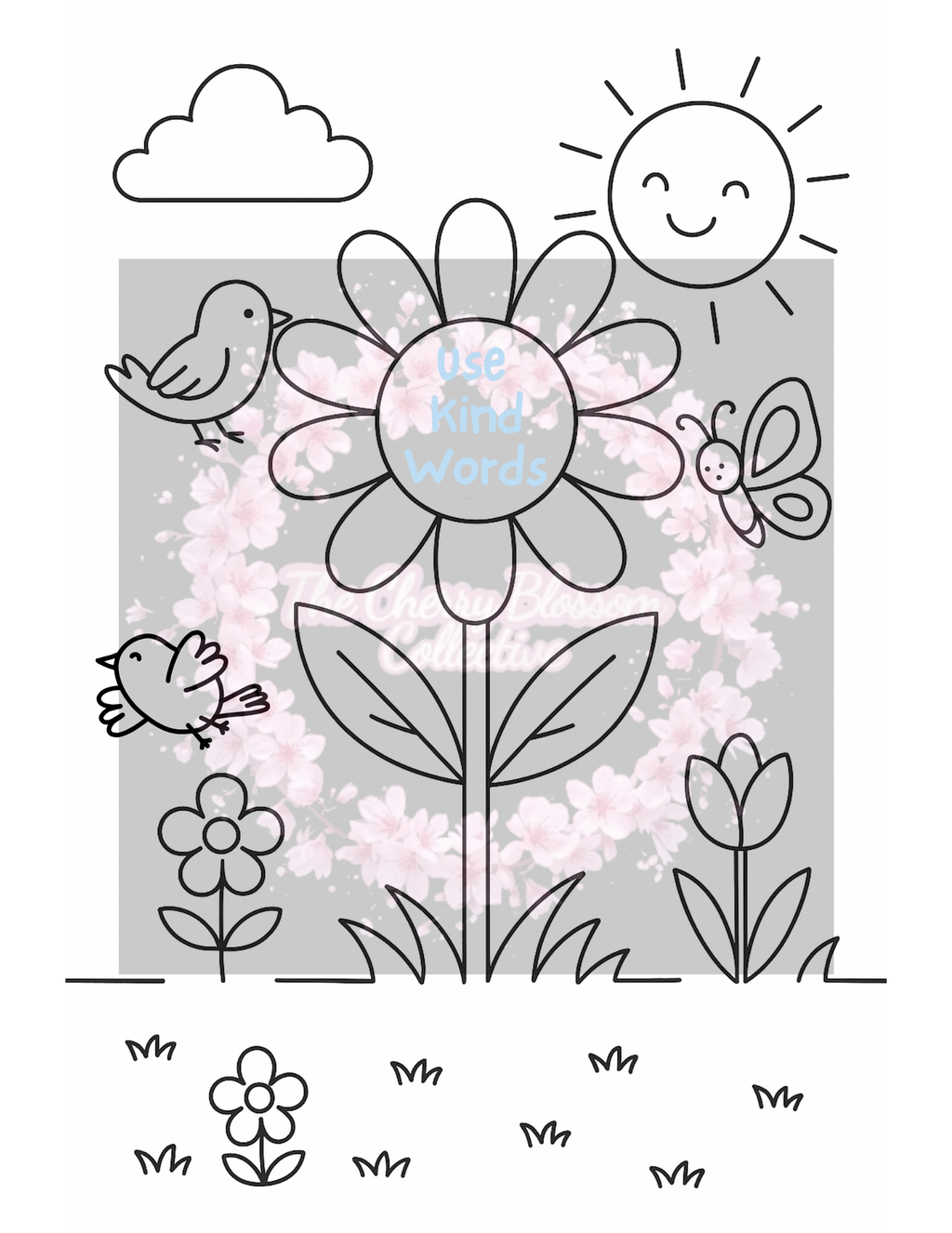Kids Gratitude Journal Colouring Book