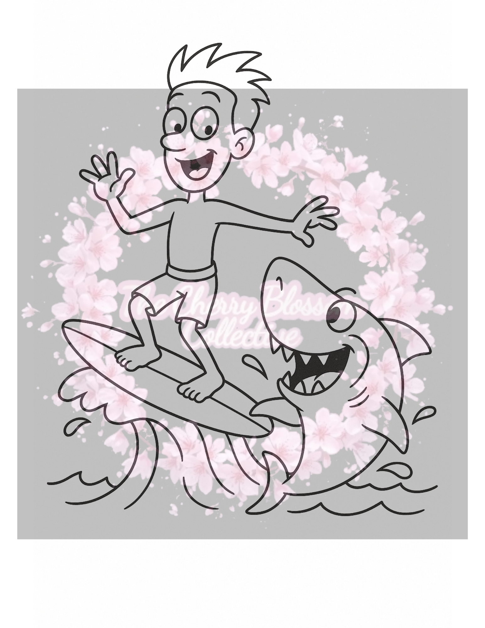 Shark PDF Colouring Book