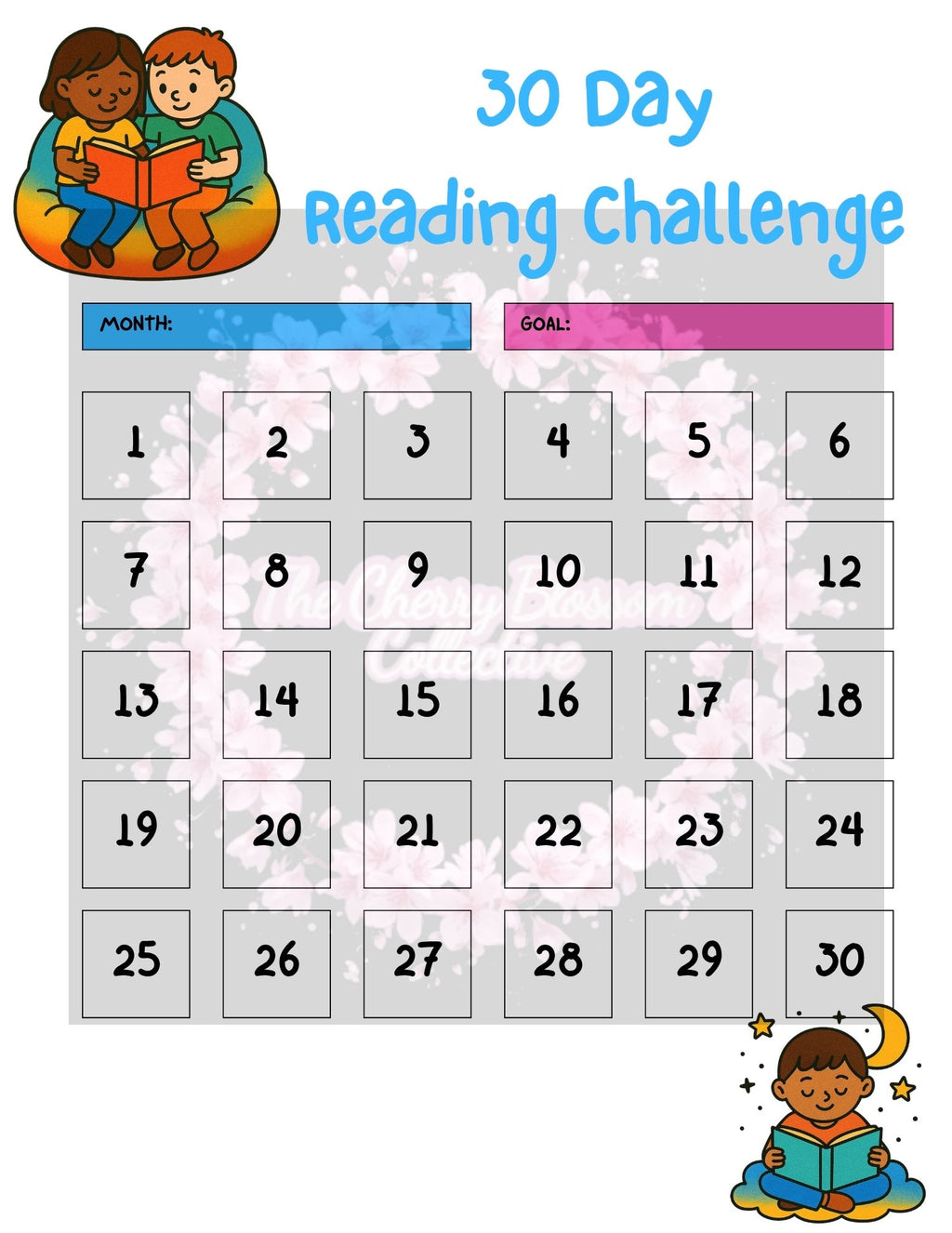 Kids Reading Log PDF
