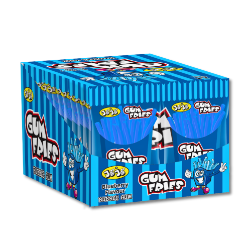 American Continental Bubblegum Fries Blueberry with Candy Ketchup