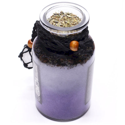 Ancient Witch Bath Spell Potion & Rock Crystal Amulet - Cleansing