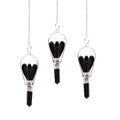 Angel Pendulum with Ring - Black Agate
