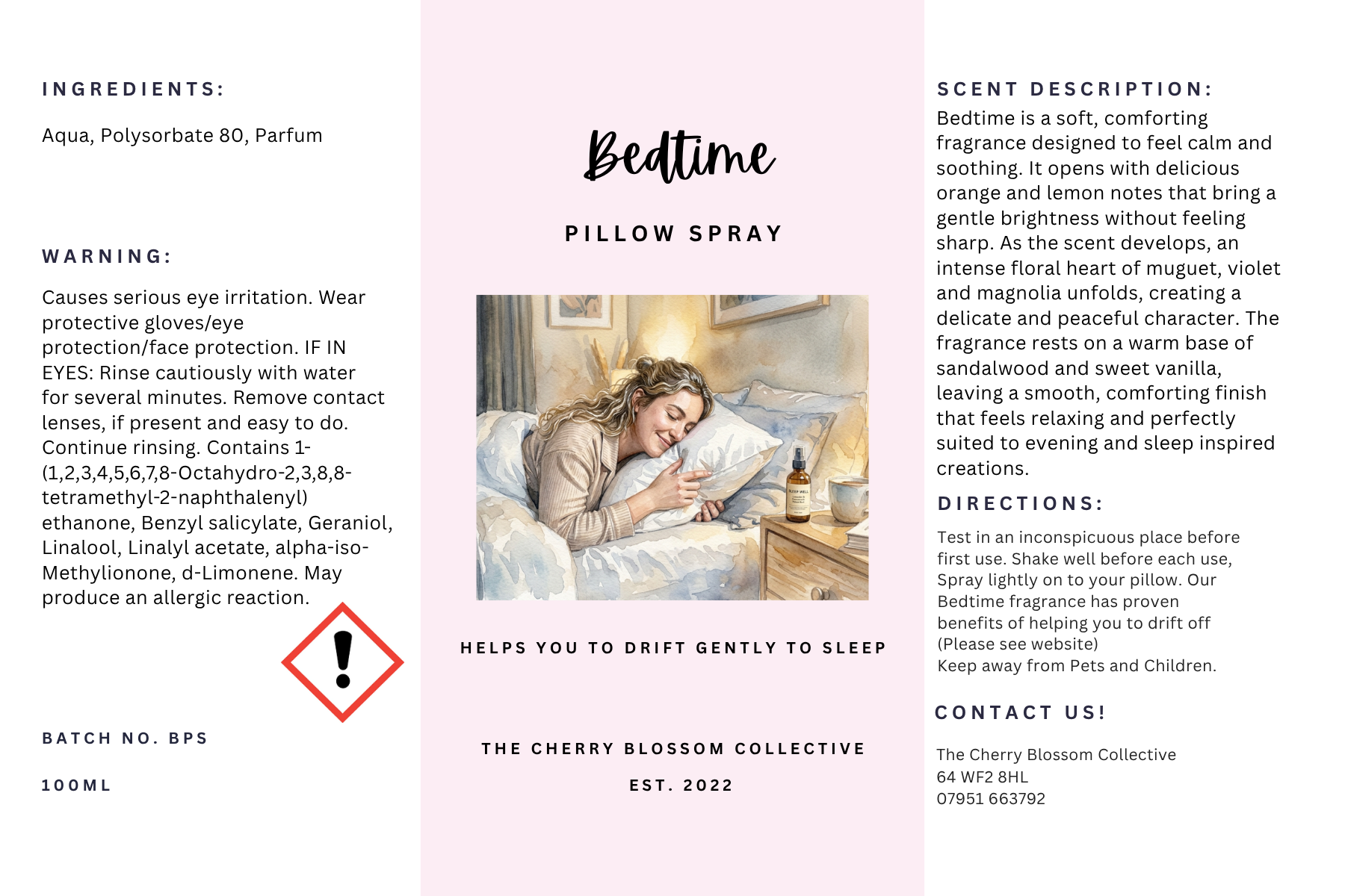 Bedtime Pillow Spray