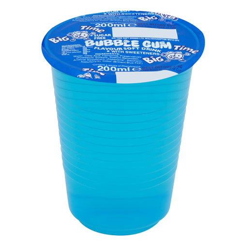 Bubble Gum Flavour Cup Drinks