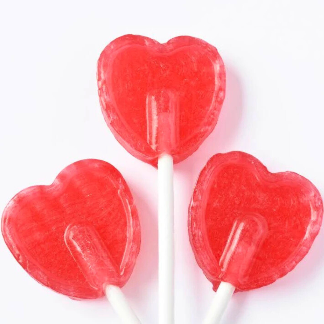 Heart Lollipops