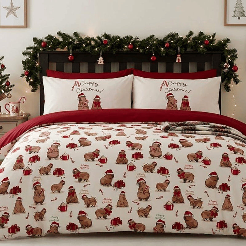 Christmas Cappy Rotary Duvet Set