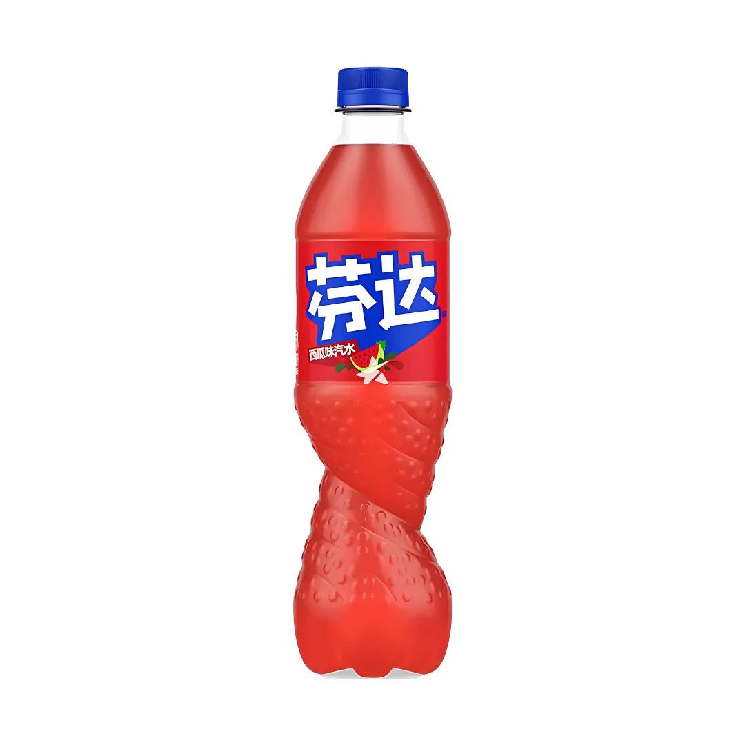 Fanta Watermelon Flavour Fizzy Drink Bottles