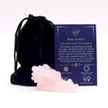 Gemstone Large Dragon Head- Rose Quartz