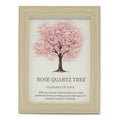 Gemstone Picture - Tree of Life - Rose Quartz