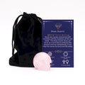 Gemstone Small Skull - Rose Quartz