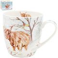 Highland Cow Breakfast Mug