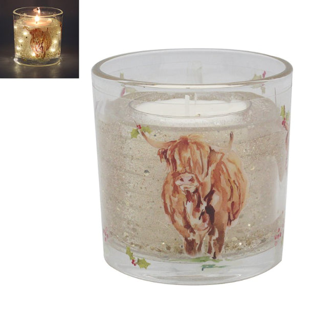 Highland Cow LED Candle
