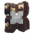 Highland Cow Luxury Design Flannel Throw