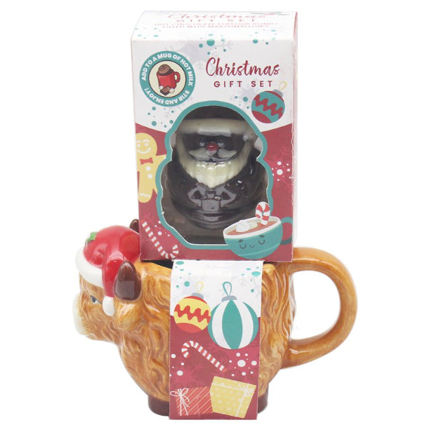 Highland Cow Mug & Chocolate Bomb