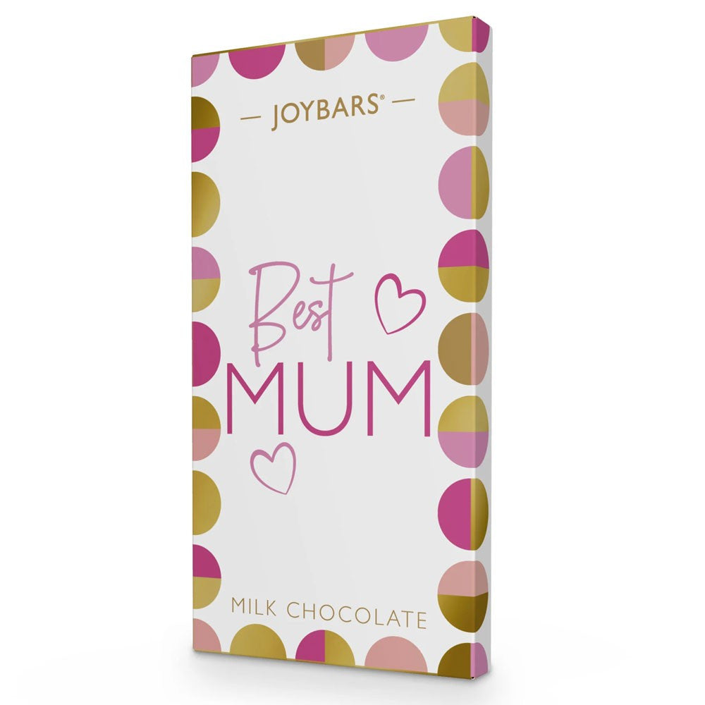 Joypots Joybar - Milk Chocolate Best Mum Message Bar (80g)