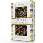 Milk Chocolate Dotty Popcorn Bar (100g)